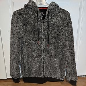 Montfort Sherpa Hoodie small Gray men's ActiveWear